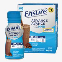 Ensure® Protéine Max, alimentation complète et équilibrée, chocolat, 4 x 235 mL